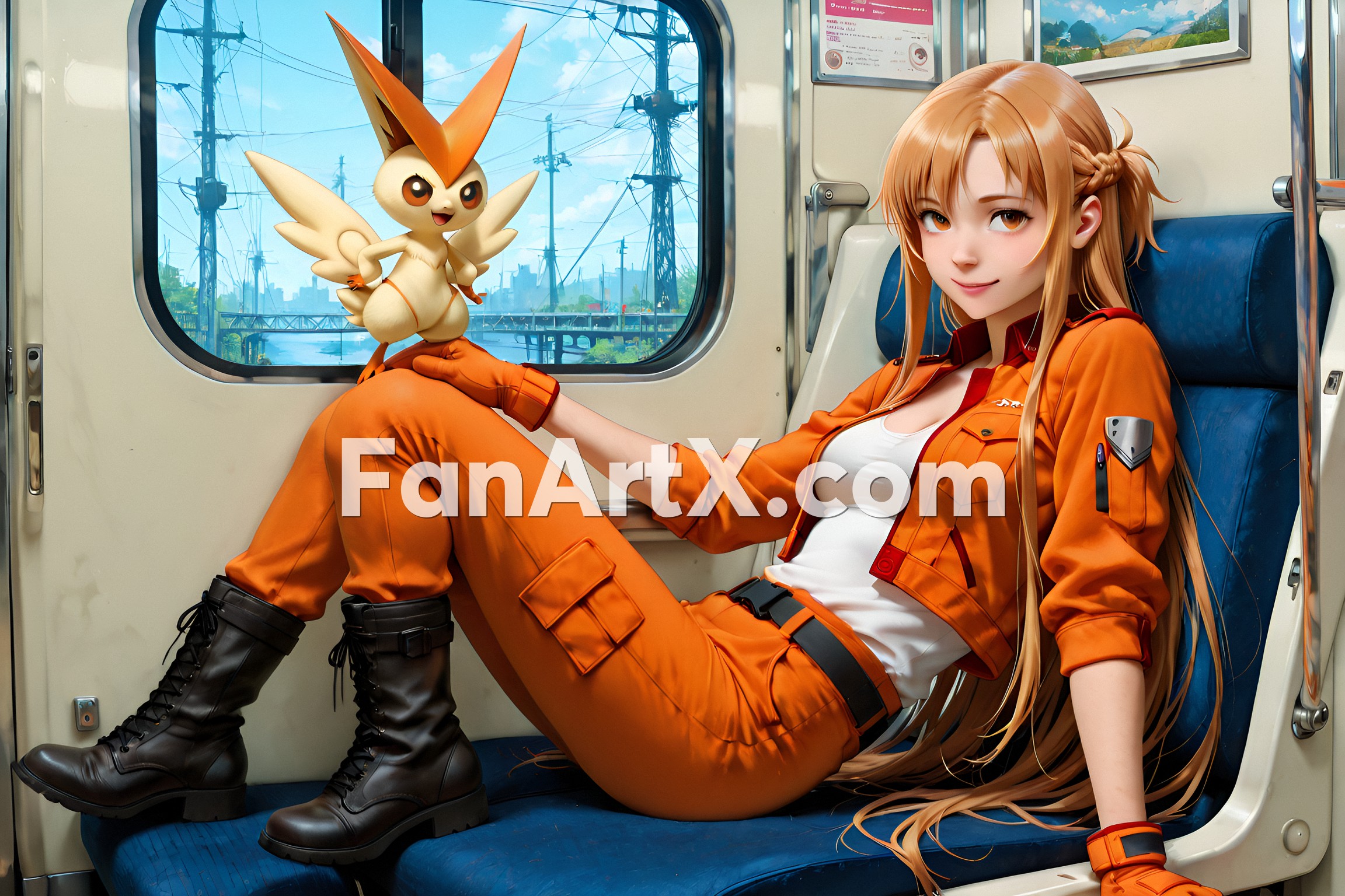 Sao Asuna Yuuki Fanart - Sword Art Online character 6367907